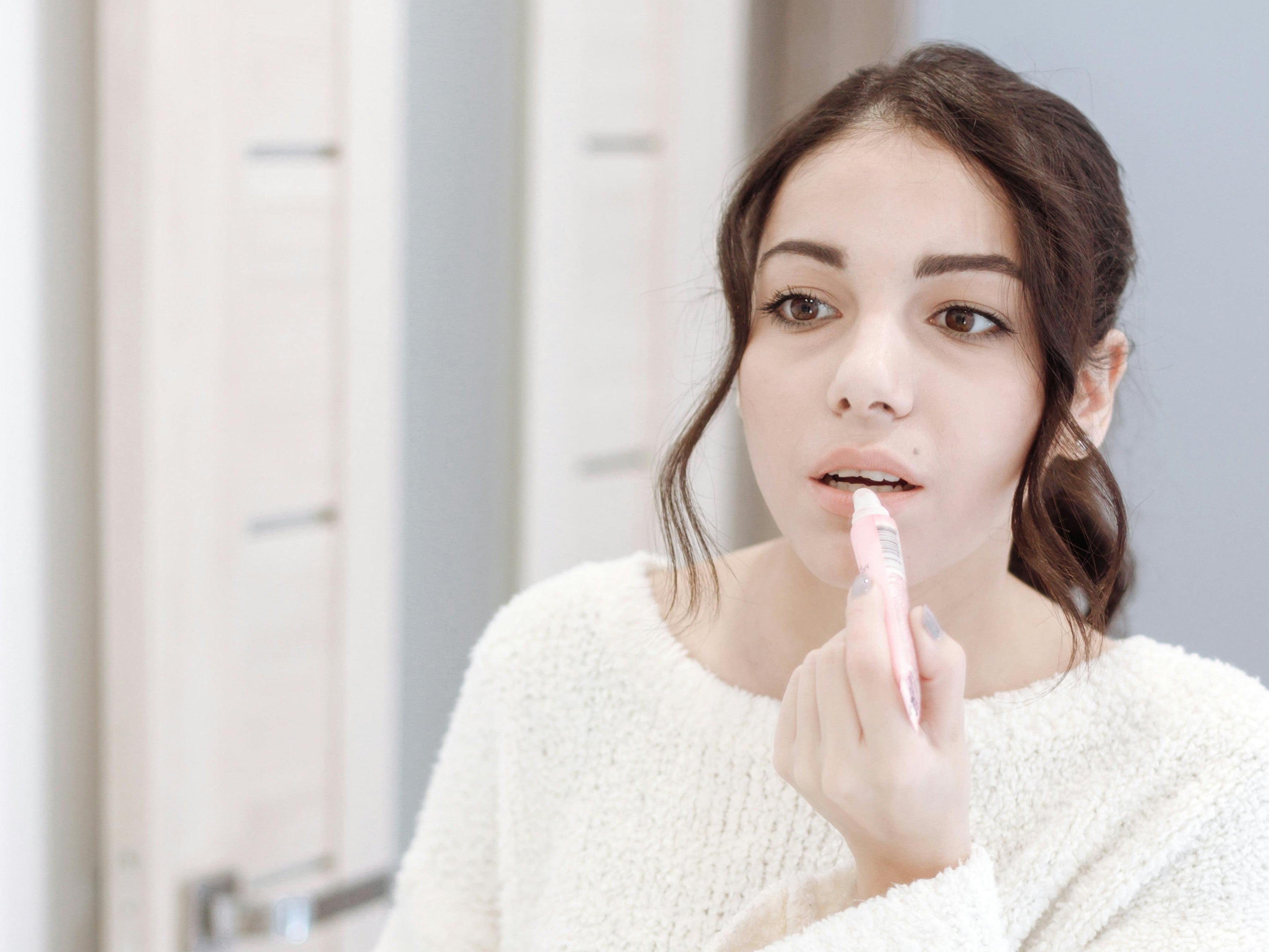 Lip treatment products from my glam tote