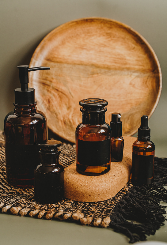 Selection of Organic Bath and Body Beauty Products
